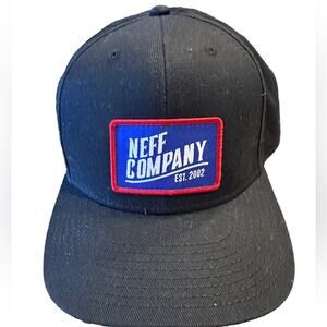 Neff Company Black Cotton Snap Back Hat/Cap
